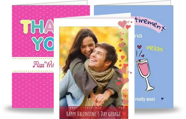 Personalized greeting cards